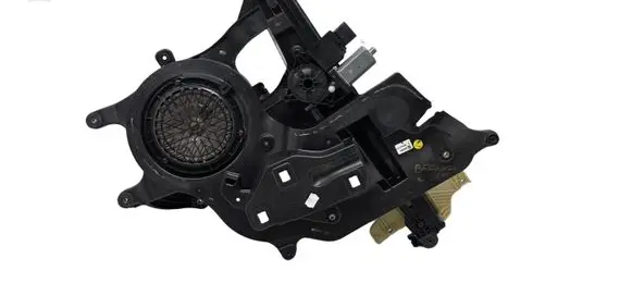 Front door window regulator with motor