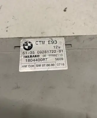 BMW 3 E92 E93 Sunroof control unit/module 09281722 55892110 180440087