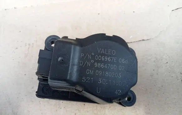 Opel Vectra C Air flap motor/actuator 09180202 525031207
