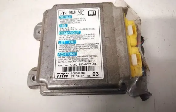 Honda Civic Airbag control unit/module 77960SMGG021M1