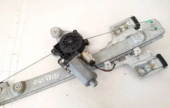 Sliding door window regulator with motor