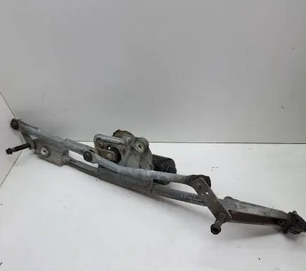 Front wiper linkage and motor