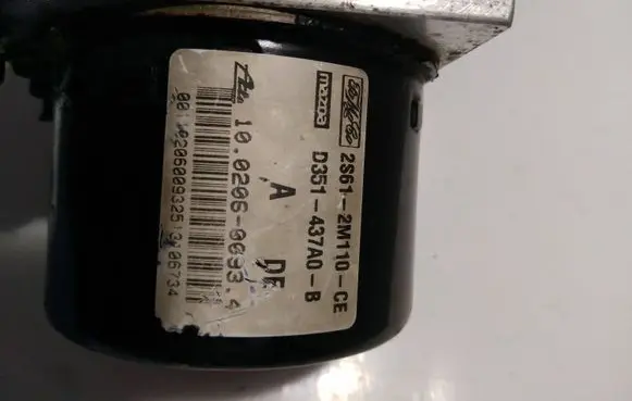 Mazda 2 ABS Pump 2S612M110CE 10020600934 D351437A0B