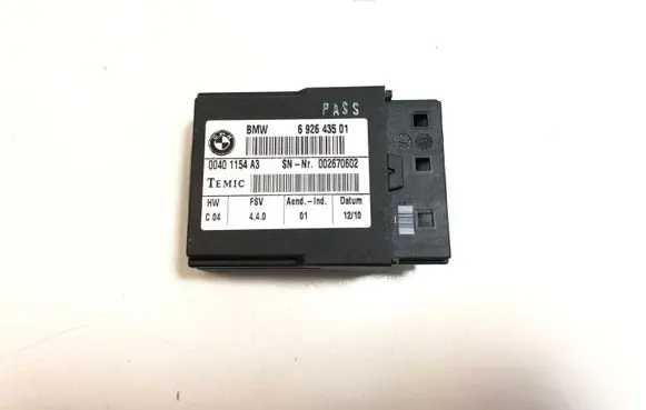 BMW 3 E90 E91 Seat control module 692643501 002670602