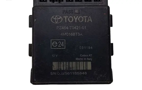 Toyota Corolla Verso AR10 Parking PDC control unit/module PZ464T042101 4M0168T3A