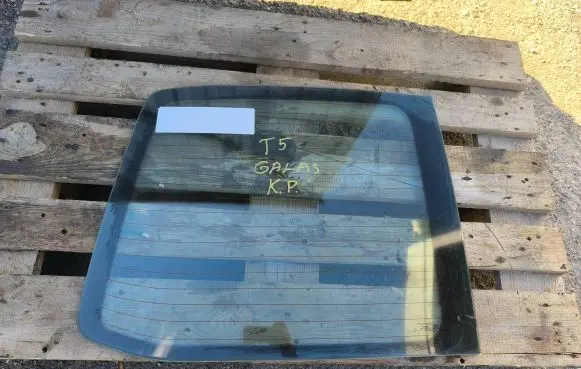 Volkswagen Transporter - Caravelle T5 Loading door trunk window/glass 43R001498 AS2M530DOT473