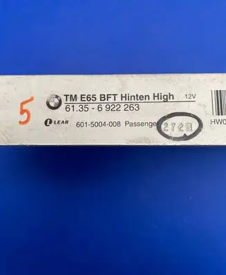 BMW 7 E65 E66 Door control unit/module 6922263 6015004008