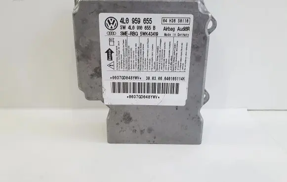 Audi Q7 4L Airbag control unit/module 4L0959655 4L0910655B 5WK43419