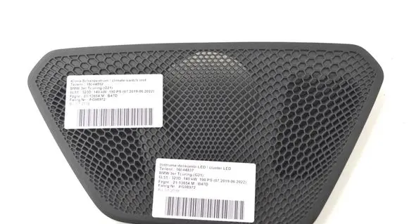 BMW 3 G20 G21 Dash center speaker trim cover 58450713