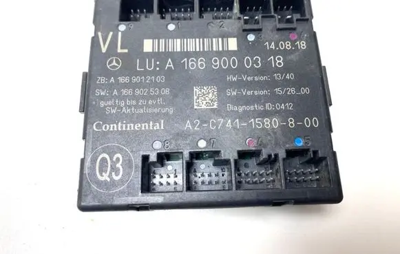 Mercedes-Benz ML W166 Door control unit/module A1669000318 A1669012103 A1669025308