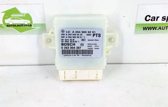 Mercedes-Benz GLK (X204) Parking PDC control unit/module A2049009201 2049009201