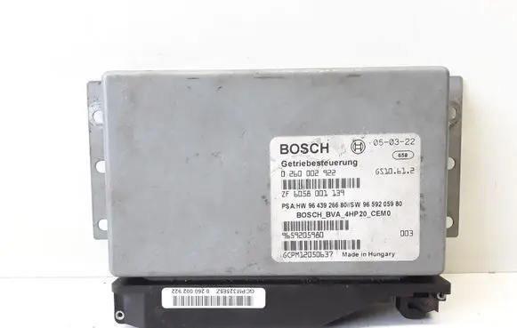 Peugeot 407 Gearbox control unit/module 0260002922 9659205980