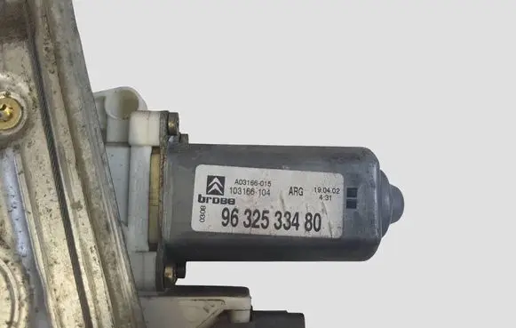Citroen C5 Rear door window regulator with motor 9632533480