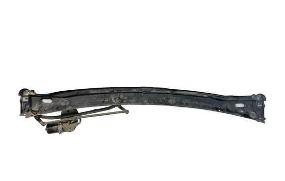 Front wiper linkage and motor