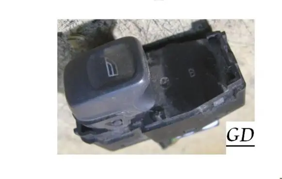 Volvo S80 Electric window control switch 4970