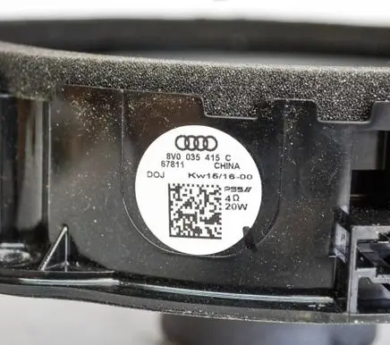 Audi A3 S3 8V Front door speaker 8V0035415C