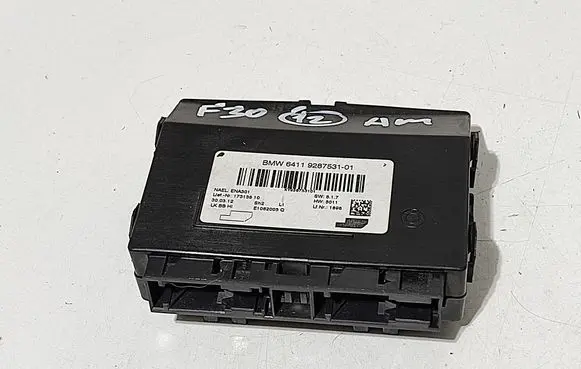 BMW 3 F30 F35 F31 Air conditioning/heating control unit 9287531 6411928753101