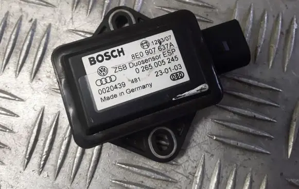 Audi A4 S4 B6 8E 8H ESP acceleration yaw rate sensor 8E0907637A 0265005245