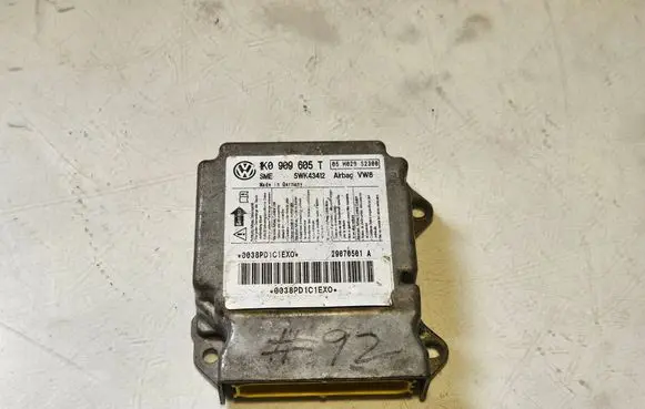 Volkswagen PASSAT B6 Airbag control unit/module 1K0909605T
