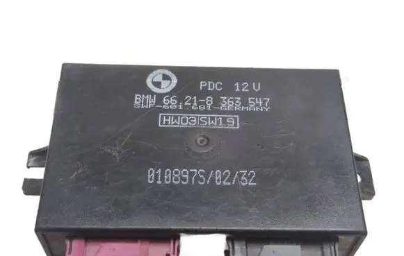 BMW 5 E39 Parking PDC control unit/module 66218363547 0108S7S HW03SW1W