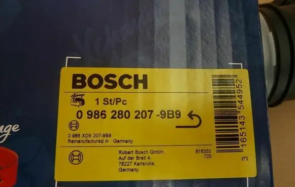Audi A2 Mass air flow meter 0986280207