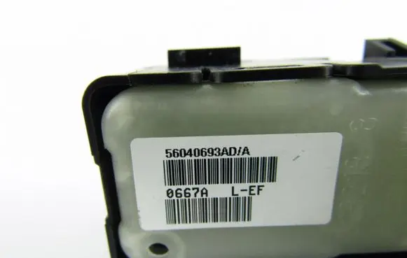 Jeep Patriot Electric window control switch 56040693AD/A