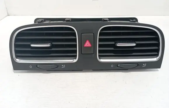 Volkswagen Golf VI Dash center air vent grill 5K0815736D 5K0819743C