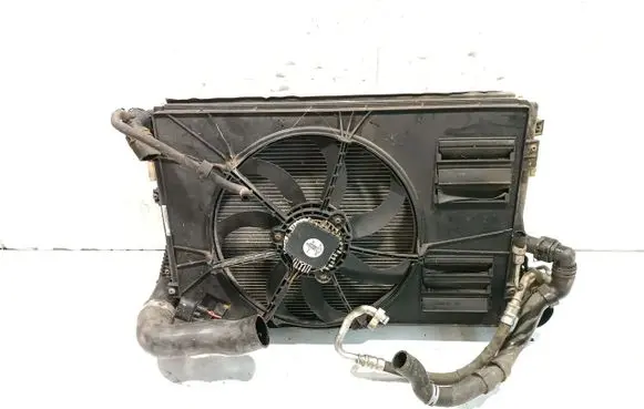 Skoda Superb B6 (3T) Radiator set 1K0959455FB 1K0820411AJ
