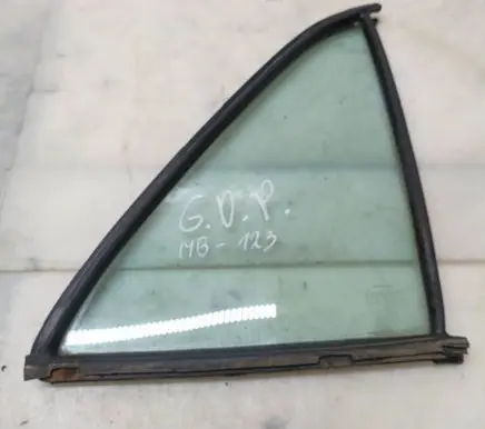 Mercedes-Benz W123 Rear vent window glass 43R001057 E00068