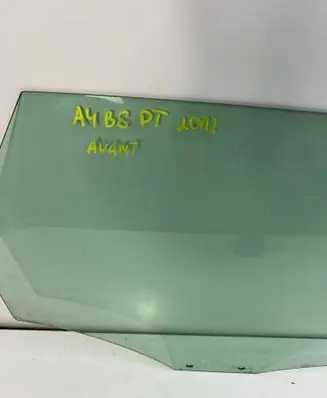Audi A4 S4 B8 8K Rear door window glass 