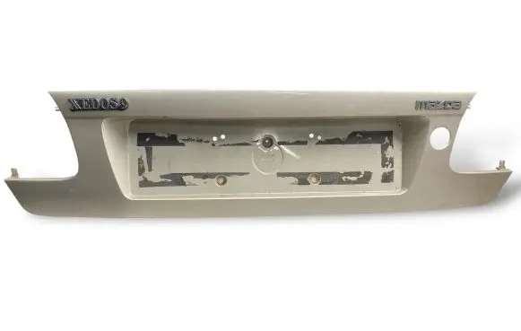 Trunk door license plate light bar