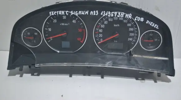 Opel Signum Speedometer (instrument cluster) 13136728HR
