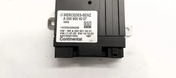 Mercedes-Benz C W205 Fuel injection pump control unit/module A0009004007