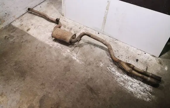 Volkswagen PASSAT B7 Muffler/silencer 3C023341BK