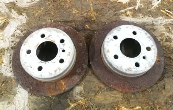 Rear brake disc