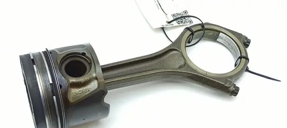 Piston with connecting rod