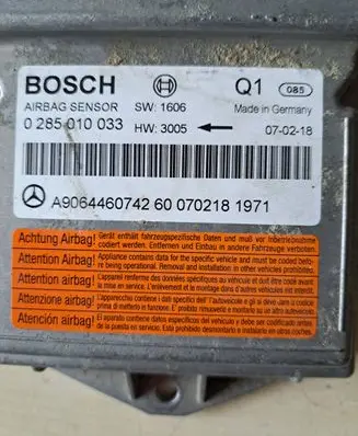 Mercedes-Benz Sprinter W906 Airbag control unit/module A9064460742 0702181971 0285010033