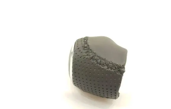 Gear lever shifter trim leather/knob