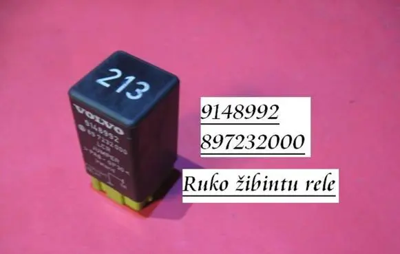 Volvo S60 Light relay 9148992 897232000