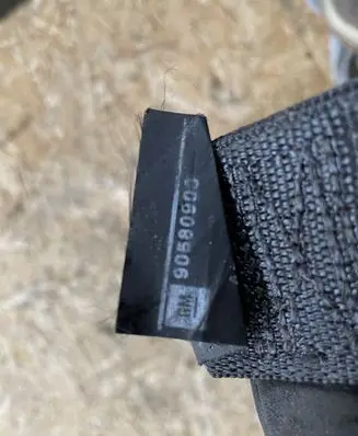 Opel Zafira A Third row seat belt 90580900