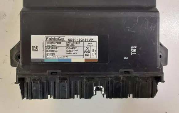 Jaguar XF X250 Comfort/convenience module 6G9119G481AK