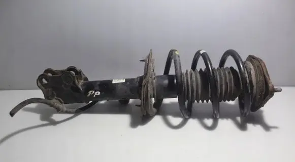 Front shock absorber with coil spring