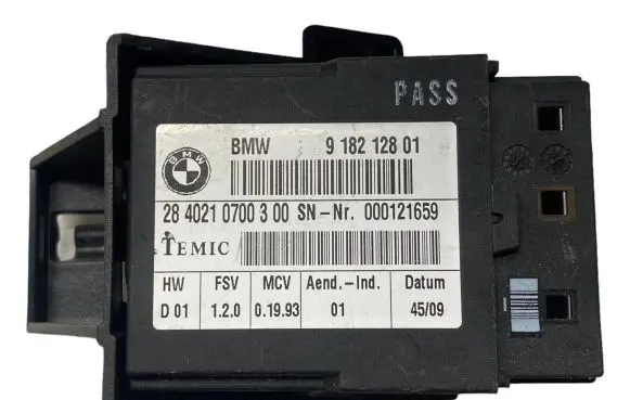 BMW 5 E60 E61 Seat control module 9182128 2840210700300