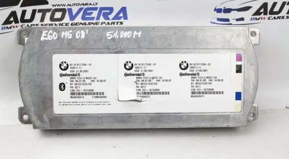 BMW 6 E63 E64 Bluetooth control unit module 9171348