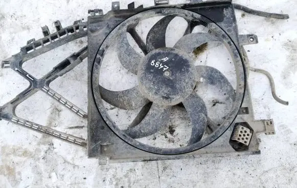 Opel Combo C Radiator cooling fan shroud 13123734 13123.734
