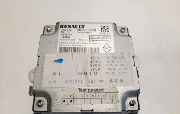 Renault Scenic III - Grand scenic III Video control module 