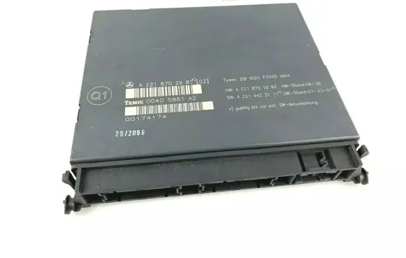 Mercedes-Benz S W221 Seat control module A2218702987 A2218701092