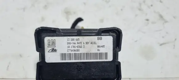 Opel Astra H ESP acceleration yaw rate sensor 13208665