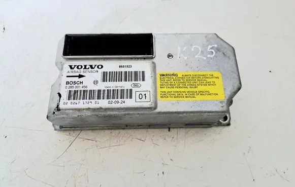Volvo S60 Airbag control unit/module 8651523 0285001456
