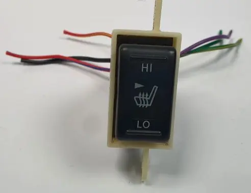 Renault Koleos I Seat heating switch
